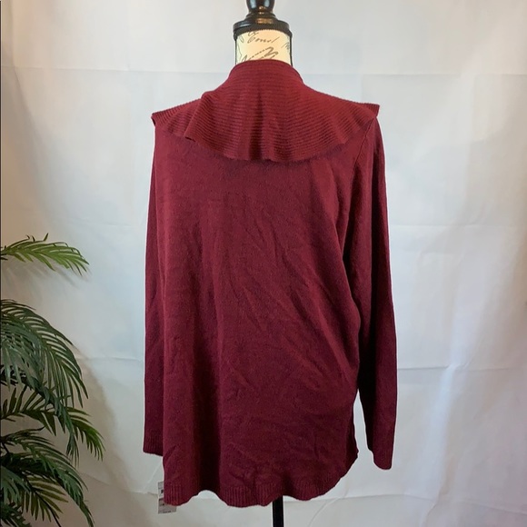 Karen Scott ruffled cardigan - Picture 3 of 4